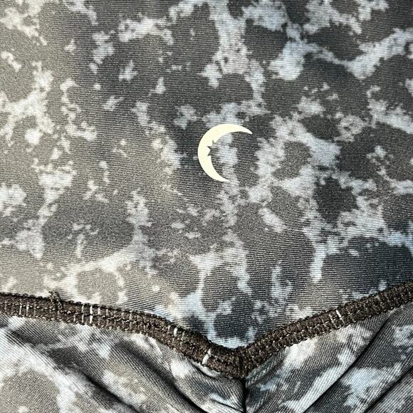 Zyia Active Leggings Scrunchy Butt Light N Luxe Size 8-10 Stone Leopard 7/8 Gym - Picture 5 of 7